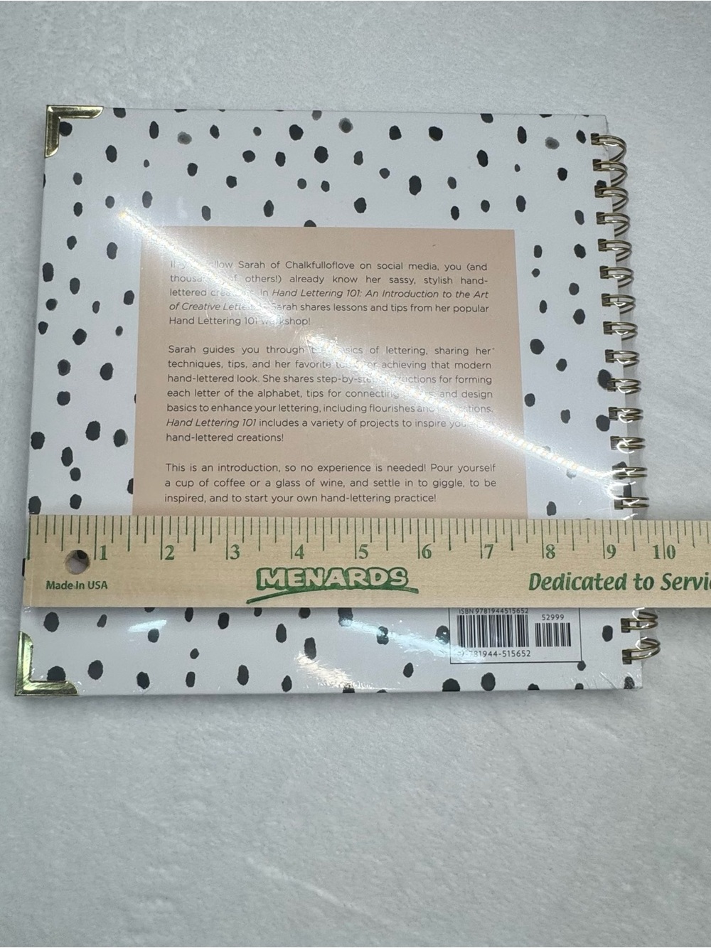 Hand Lettering 101 Spiral Notebook - Picture 10 of 10